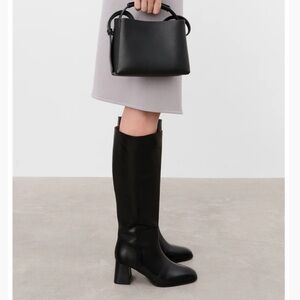 Flattered HEDDA MINI Black Crossbody Bag EUC